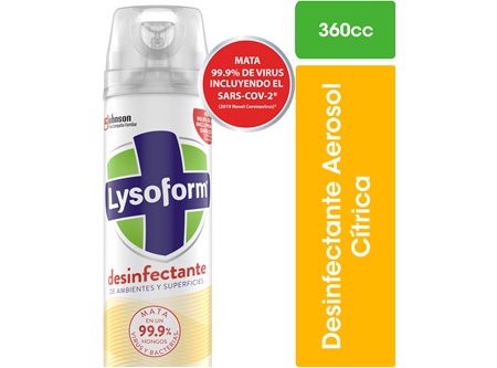  DESINFEC. A/SOL 360 CC A/BACT LYSOFORM CITRIC 