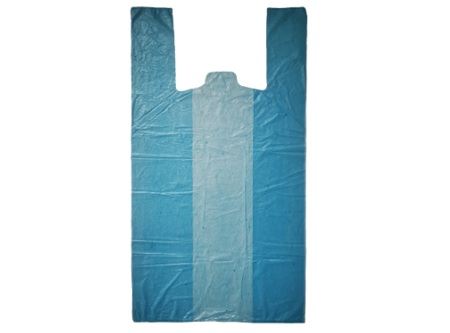  BOLSA CAMISETA 50 X 60 PQT 500 UND AZUL SUPERIOR 