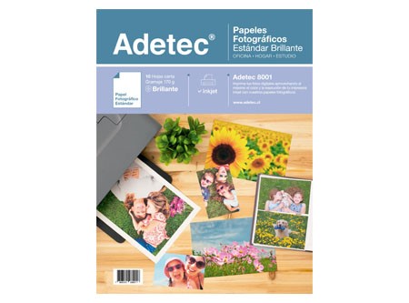 PAPEL FOTOGRAFICO BRILLANT INKJET CARTA 170GR 10HJ