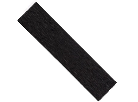 PAPEL CREPE 10 PLIE 50 X 200 CM NEGRO PROARTE