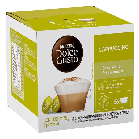  CAPSULA D/GUSTO CAPUCCINO 10 UN 125 GR NESCAFE 
