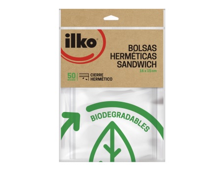  BOLSA HERMETICA ILKO PEQUE�A 15X16CM 50 UND 