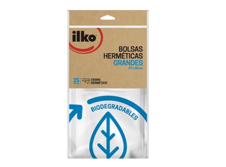  BOLSA HERMETICA ILKO GRANDE 27X28CM 25 UND 