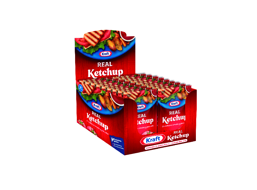  KETCHUP 90 GR SACHET DP X 18 UN KRAFT 